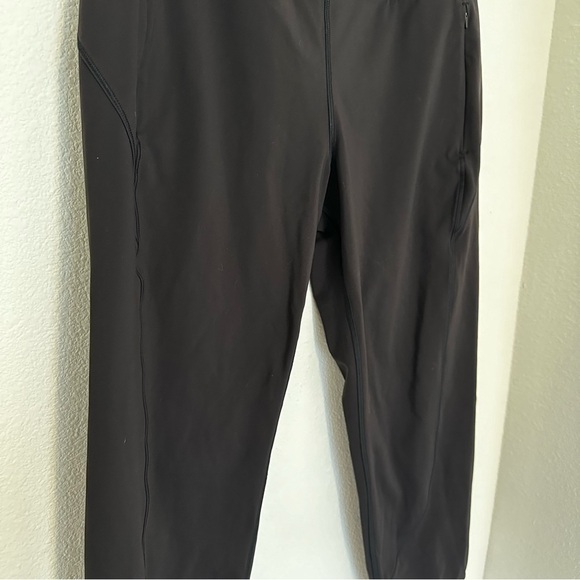 Athleta Distance Rainier Joggers Solid Black Size Large Women’s - Picture 4 of 11